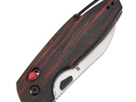 Складной нож Tenable Model 6, сталь 14C28N, рукоять G10 черно-красная