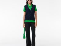 Женское поло Lacoste приталенного кроя из эластичного хлопка