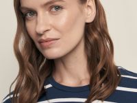 Футболка свободного силуэта в полоску