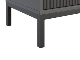 Витрина Трейвис 2-93x205 Графитовый