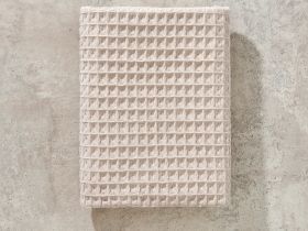 Полотенце вафельное Lorgo, бежевое