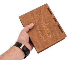 Деревянная шкатулка для хранения 6 брусков, 150 мм