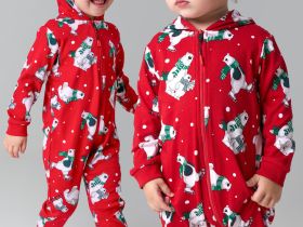 Пижама-комбинезон детская трикотажная для девочек