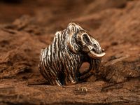 Бусина для темляка Мамонт, бронза