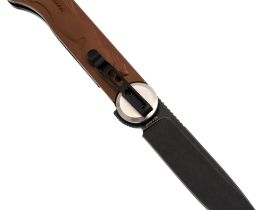 Складной нож Перемен Мысь BW, сталь 8Cr14MoV, рукоять FRN, коричневый