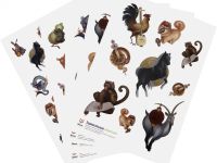 Набор стикеров "Зодиакальные животные"