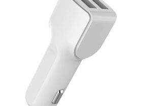 Автомобильное зарядное устройство Ubik UCP22B 2хUSB 12W (белый)