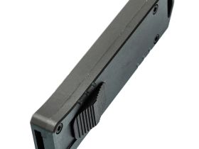 Автоматический нож Boker USB OTF 2.0 Burnt Grey, сталь D2, рукоять алюминий, серый/черный