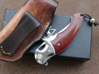 Складной нож Steelclaw Запад-01, сталь VG10/дамаск, рукоять палисандр