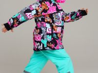 Комплект текстильный с полиуретановым покрытием для девочек: куртка, полукомбинезон