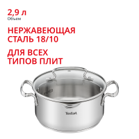 Кастрюля с крышкой Duetto+ 2.9 л 20 см G7194456