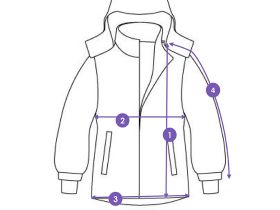 Куртка текстильная с полиуретановым покрытием для девочек