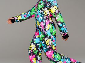 Комбинезон текстильный с полиуретановым покрытием для девочек