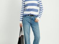 Джемпер прямого силуэта с шерстью