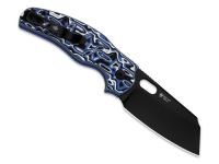 Складной нож Kizer C01C 2.9 BS, сталь Nitro-V, рукоять Vortex Micarta, синий/черный