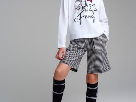 Шорты трикотажные для девочек