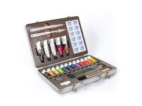 Набор масла Pebeo "Studio XL" 12цв*12 мл, 5цв*20мл в металлическом кейсе