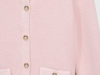 Укороченный кардиган, Розовый