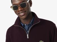 Мужская толстовка Lacoste на молнии 1/4