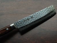 Нож Накири (шинковочный) 160 мм, Sakai Takayuki, сталь VG-10 Damascus 17 слоев, рукоять pakka wood