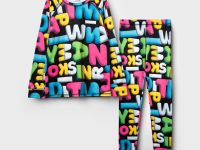 Термокомплект трикот. для девочек: фуфайка (футболка) с длин. рук, брюки для эпизод. использования