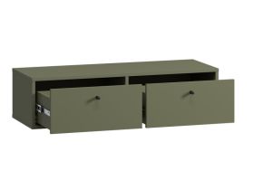 Тумба подвесная Сайрис 98x25 Оливковый