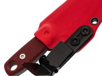 Нож Barmaley Knives Буратино, сталь AUS-10Co, рукоять микарта, красный