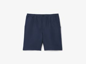 Мужские шорты Lacoste из смеси льна и вискозы
