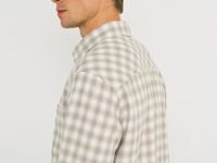 Рубашка в клетку, Бежевый