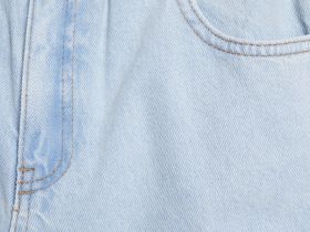 Джинсовые шорты на резинке с поясом, Голубой