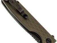 Складной нож Daggerr Dopey olive BW DL, сталь 8Cr14MoV, рукоять FRN