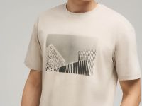 Свободная футболка comfort fit из хлопкового джерси