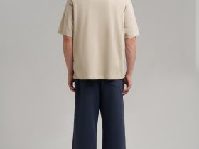 Футболка объемного кроя из джерси