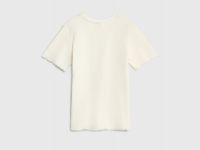 Футболка в рубчик для девочек, Белый