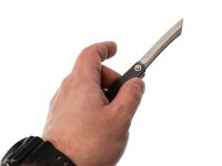 Нож складной Higonokami Nagao Kanekoma, сталь SK-5, японский традиционный, рукоять нержавеющая сталь черная