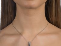 Классическая подвеска из серебра э0612пд03210004_white