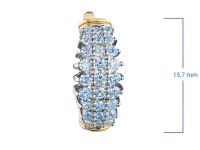 Серьги из комбинированного золота э4812сг04210658