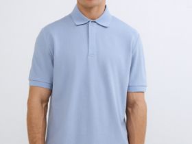 Поло из пике, Голубой
