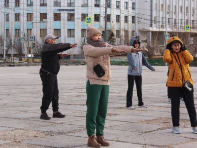 В Якутии открыли сезон утренних зарядок