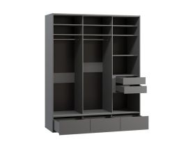 Шкаф-купе Беррингтон 3.1-177x220 Графитовый
