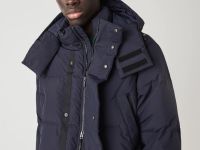 Мужской пуховик Lacoste с капюшоном