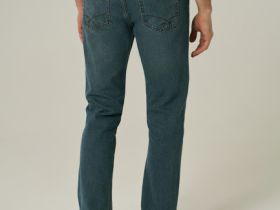 Зауженные джинсы, Синий