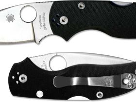 Складной нож Spyderco Native 5, сталь Crucible CPM® S30V™ рукоять G10, чёрный