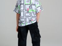 Брюки текстильные джинсовые для мальчиков