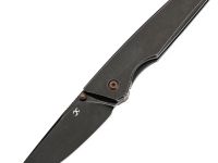 Складной нож Kansept Chimera blackwash сталь S35VN, рукоять Blackwash Titanium