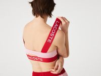 Женский бикини-топ Lacoste с крокодиловым принтом