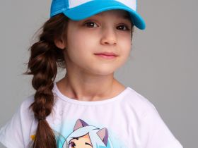 Кепка текстильная для девочек