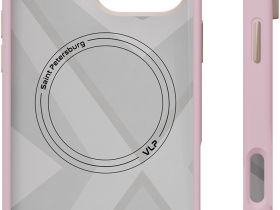 Клип-кейс VLP Aster Pro Case для Apple iPhone 16 Pro с MagSafe розовый