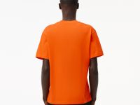 Мужская хлопковая Футболка Lacoste с коротким рукавом