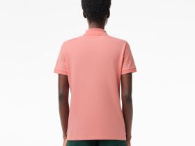 Женское поло Lacoste классического кроя из хлопка пике